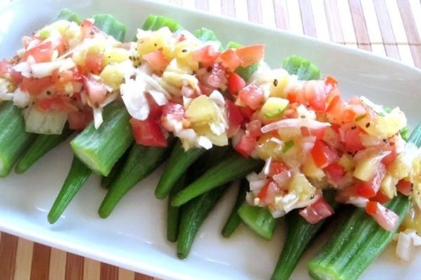 Salad đậu bắp